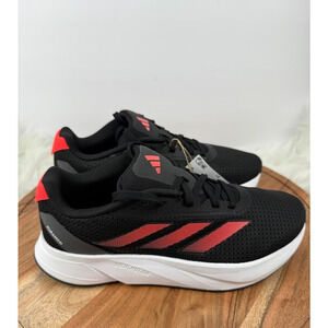 adidas Duramo SL M -Black Solar Red Men's Sz‎ 7 NEW Running Shoes IF9483